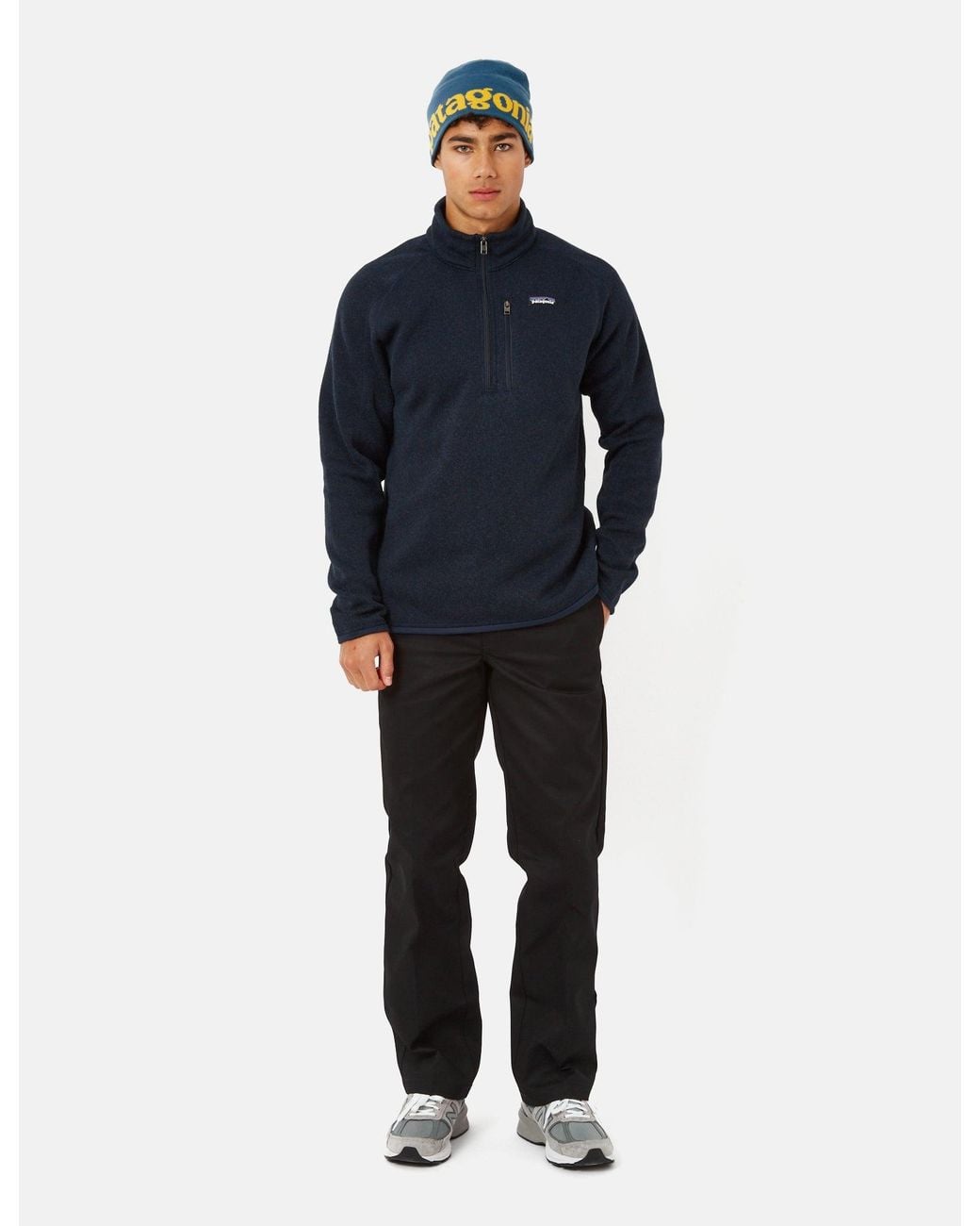 Patagonia Blue Better Sweater 1/4 Zip Fleece for men