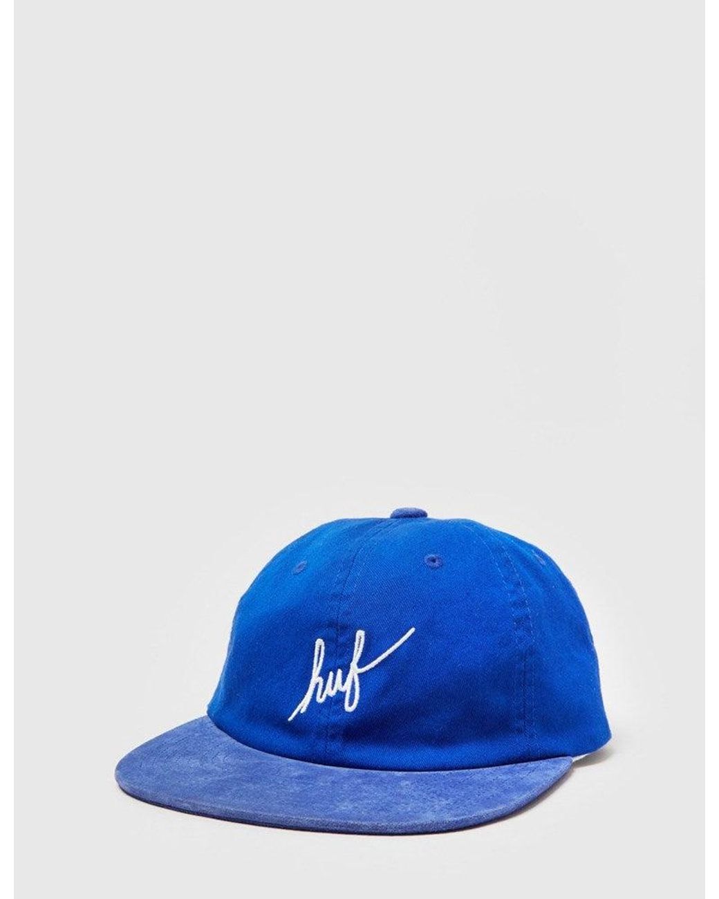 Huf Blue Script 6 Panel Cap for men