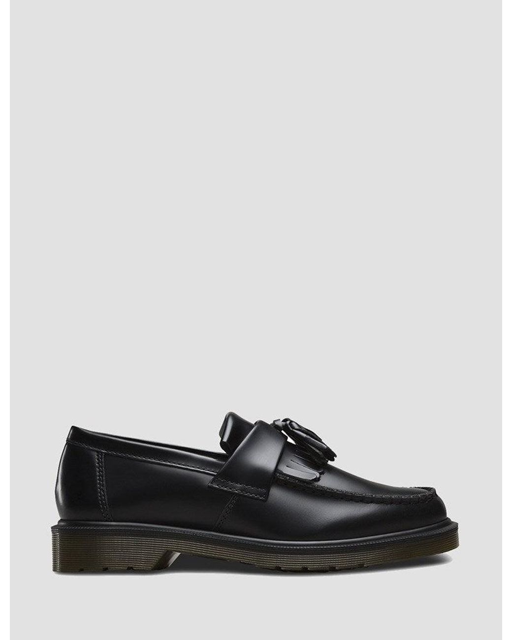 Dr. Martens Black Adrian Tassel Loafers for men