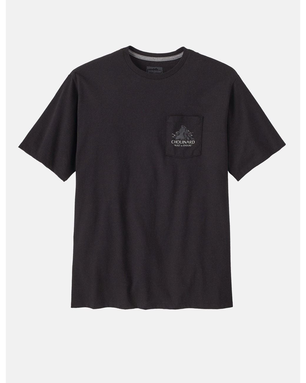 Patagonia Black Chouinard Crest Pocket Responsibili-Tee T-Shirt for men