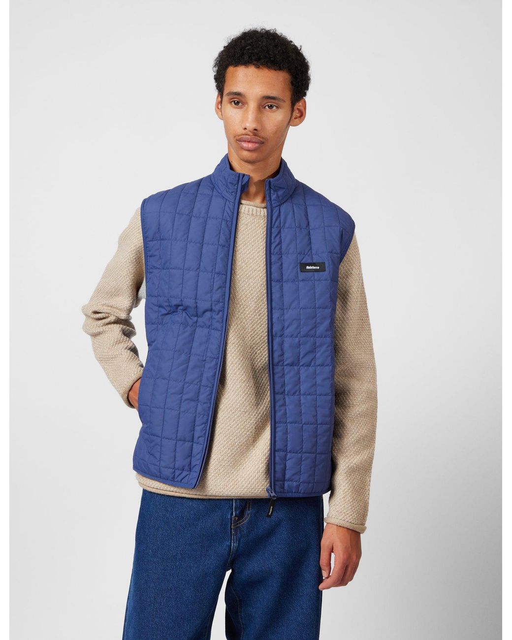 FINISTERRE Blue Firecrest Gilet for men