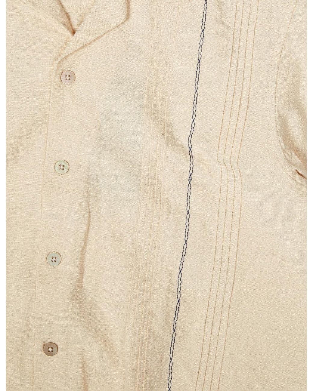 Dickies Natural Calpella Short Sleeve Shirt for men