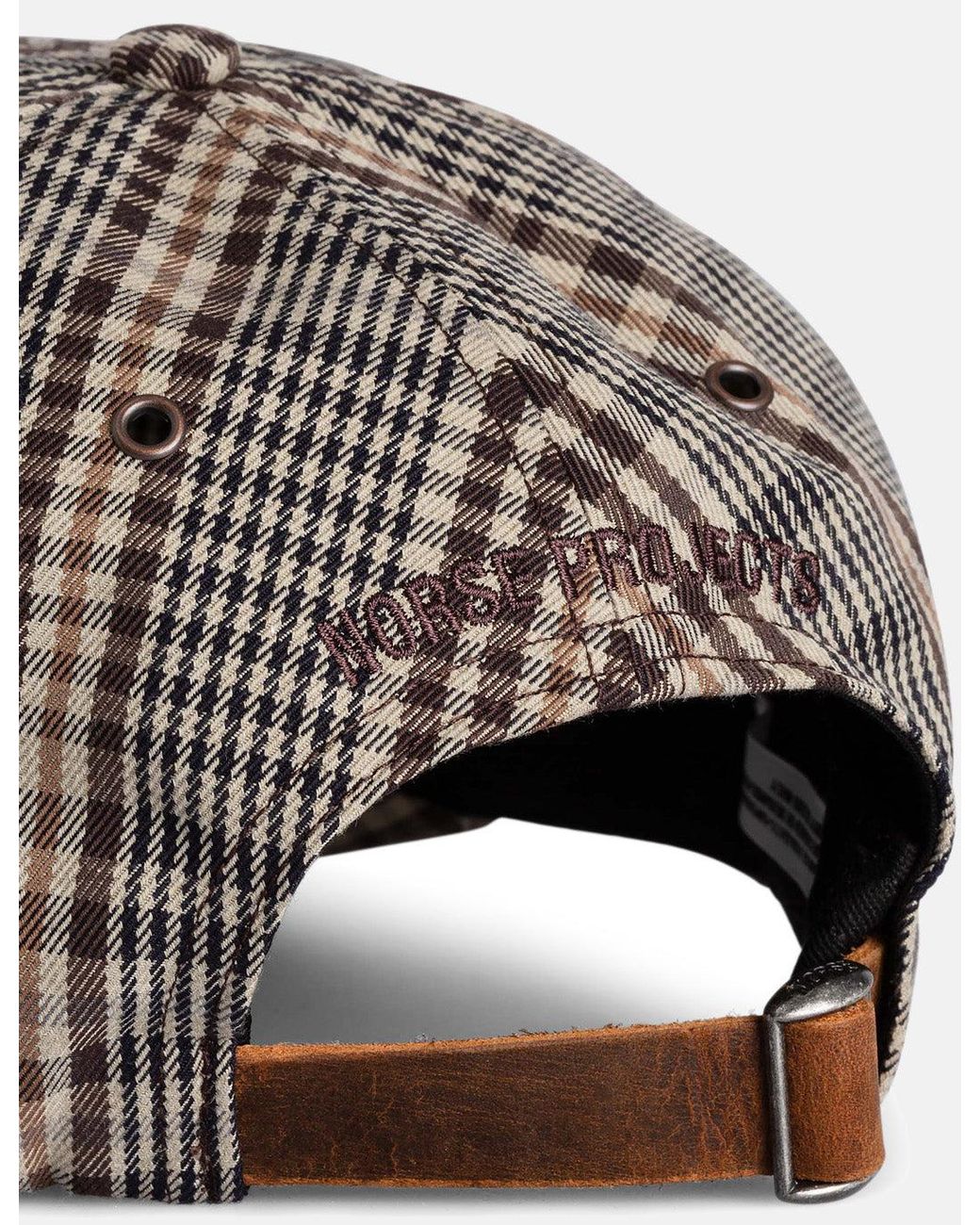 Norse Projects Brown Compact Twill Sports Cap for men