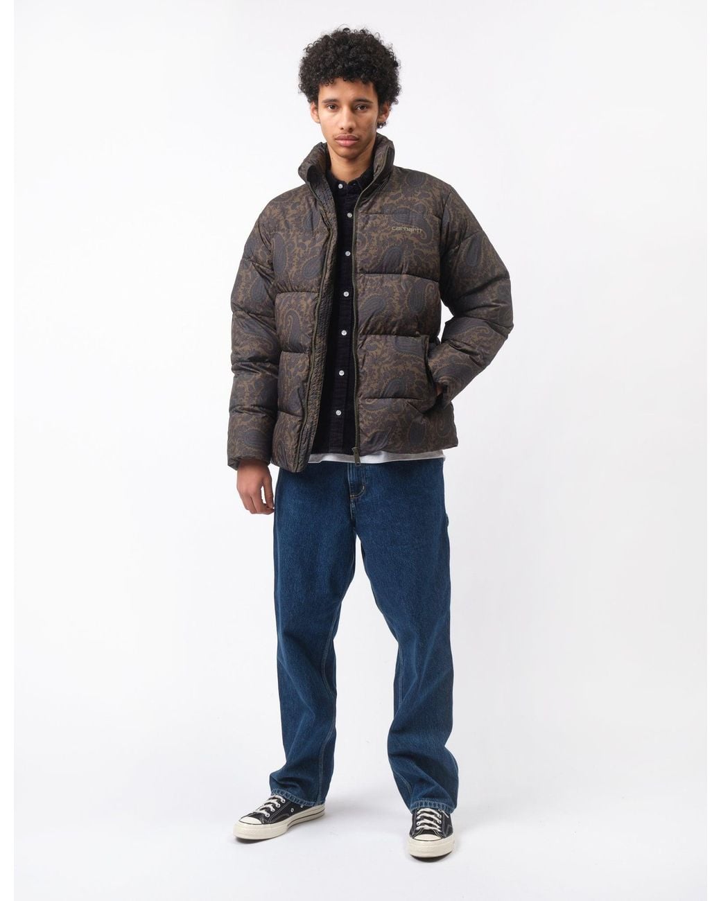 Carhartt Gray Carhartt-Wip Springfield Jacket (Paisley Print) for men