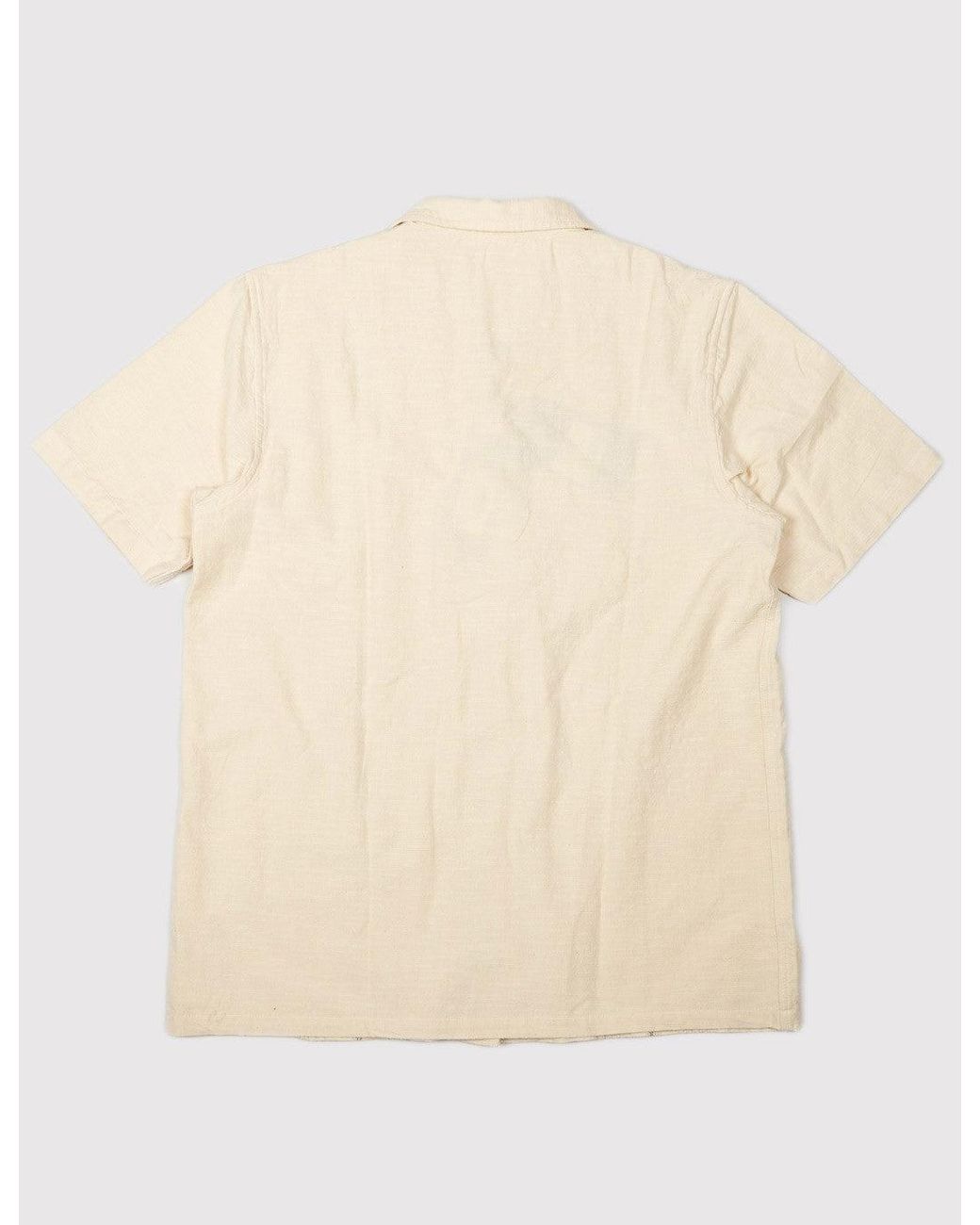 Dickies Natural Calpella Short Sleeve Shirt for men
