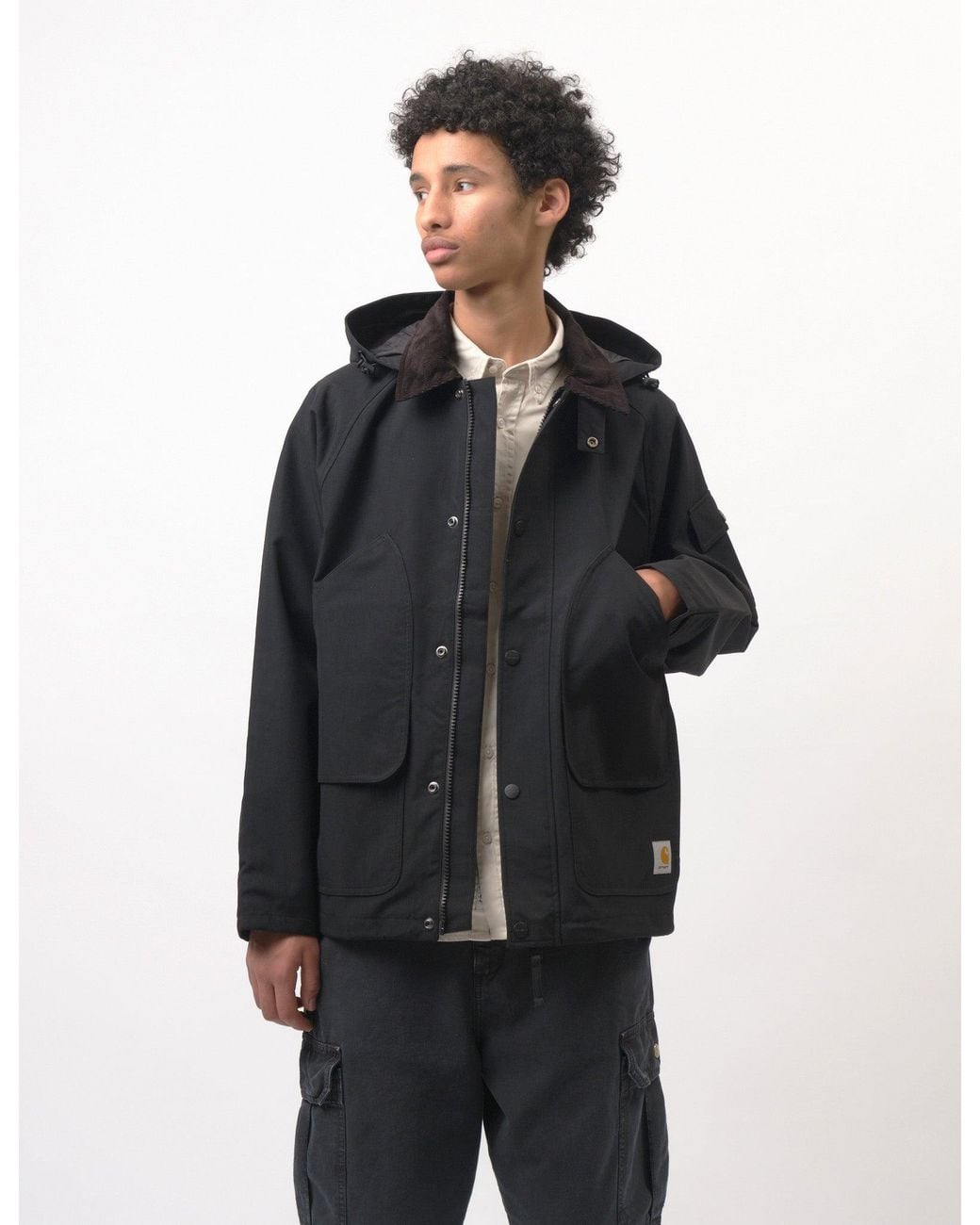 Carhartt Black Clarton Jacket for men