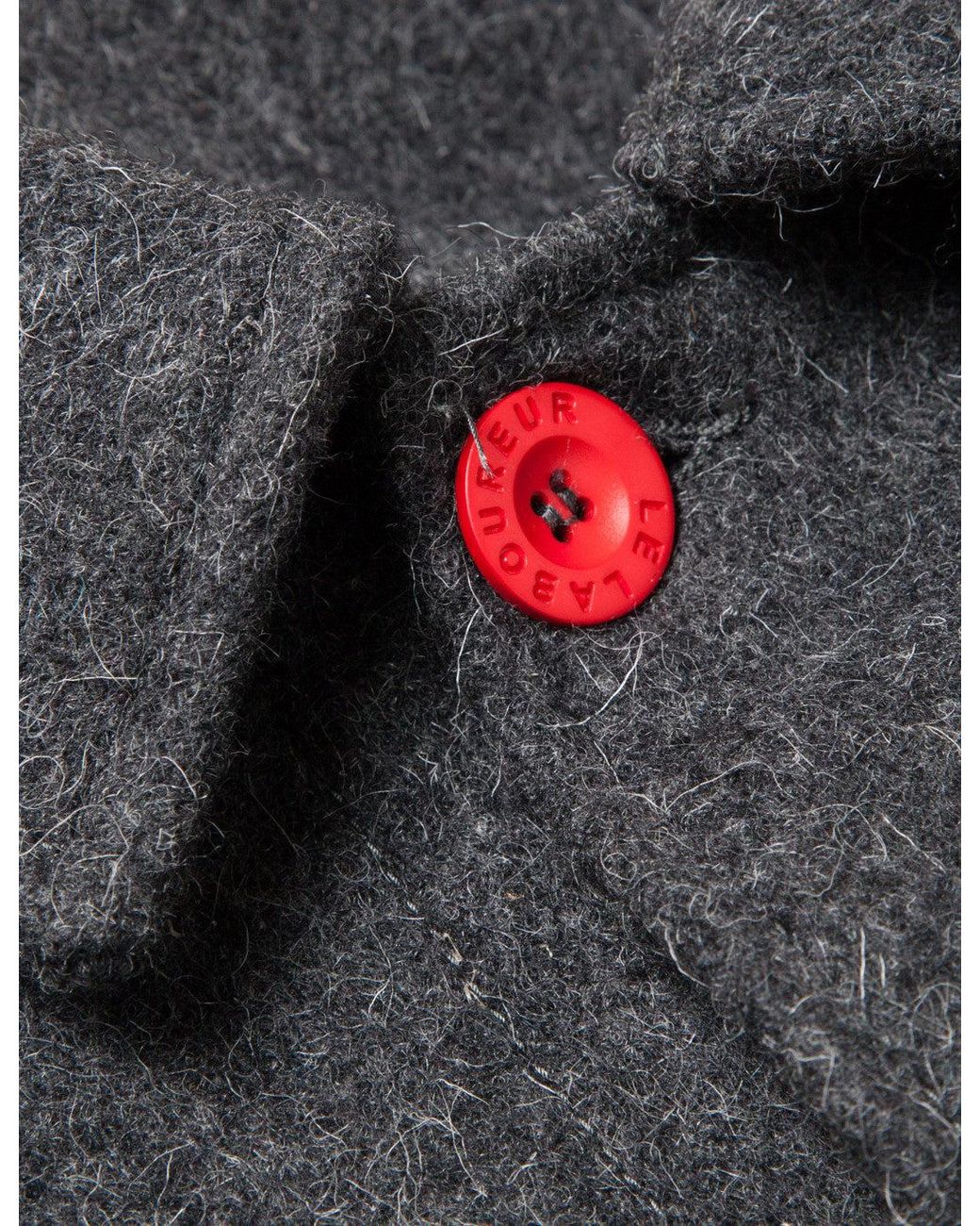 Le Laboureur Gray Wool Work Jacket for men
