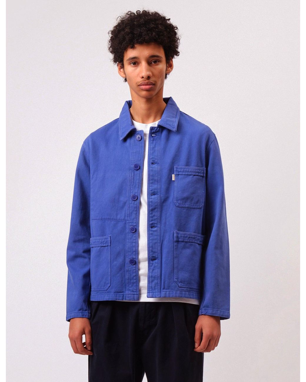 BHODE Blue French Chore Jacket Mk.Ii for men