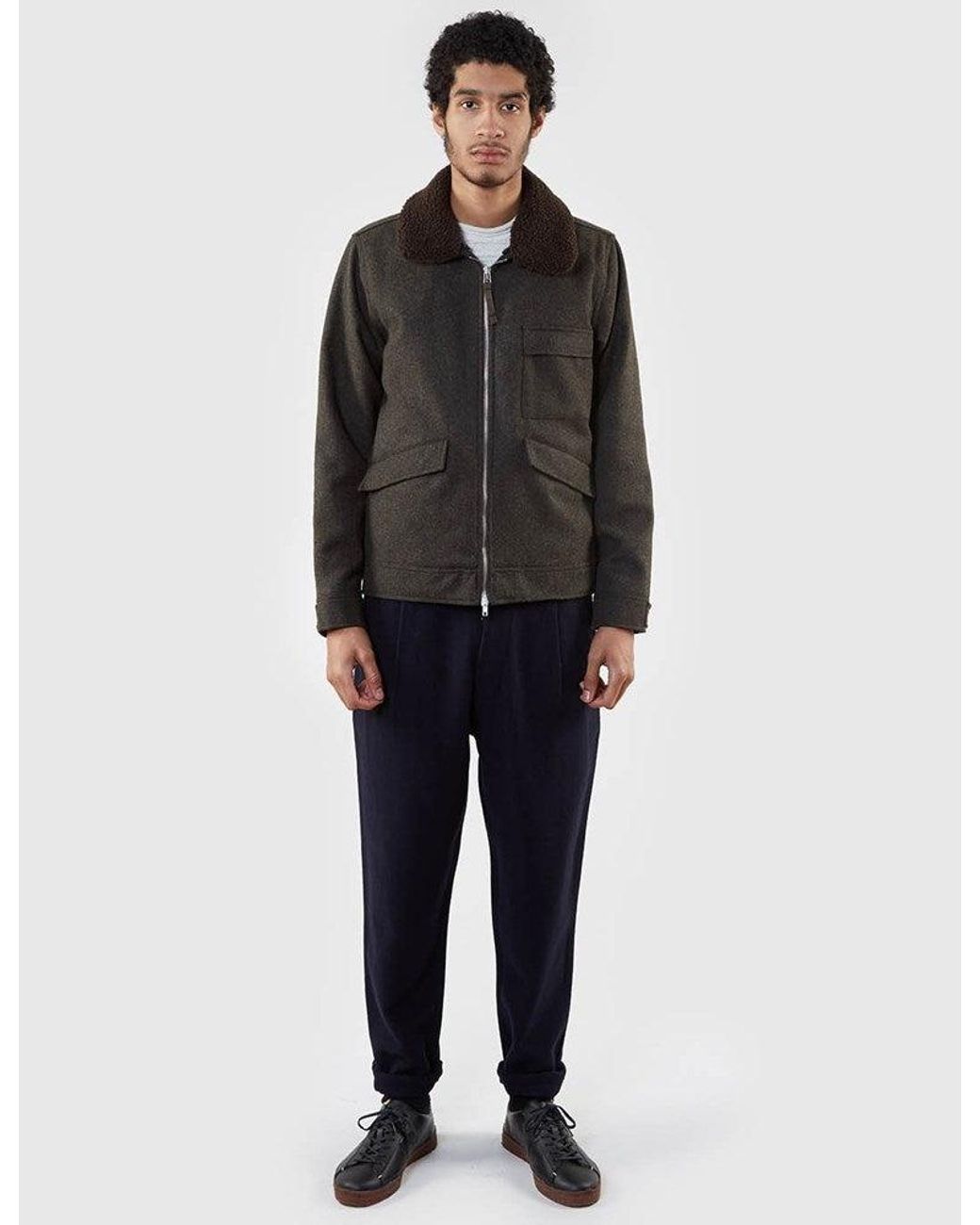 Universal Works Black Battle Jacket for men