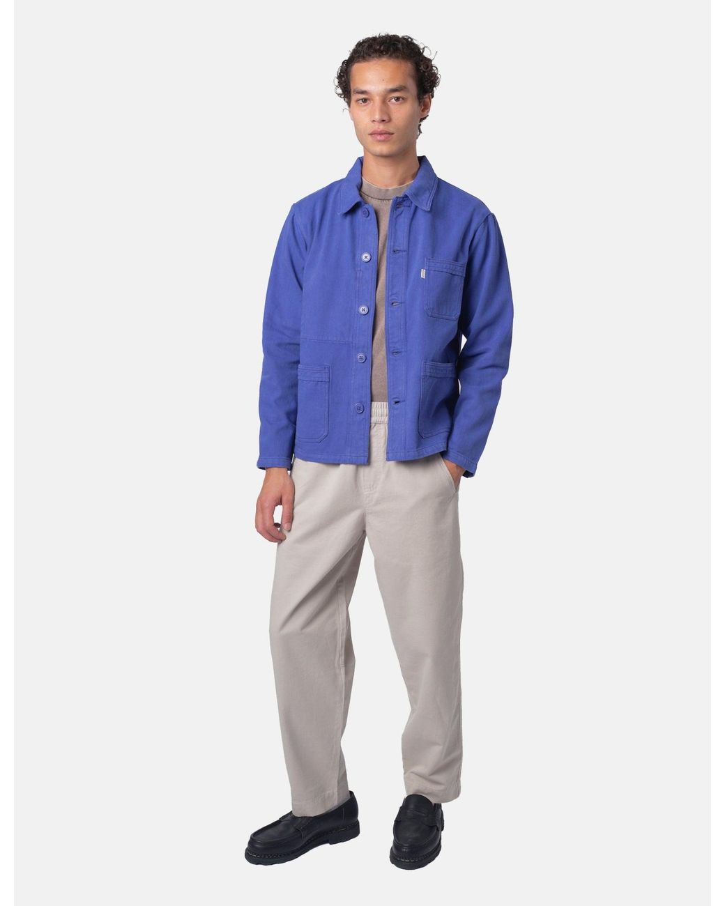 BHODE Blue French Chore Jacket Mk.Ii for men