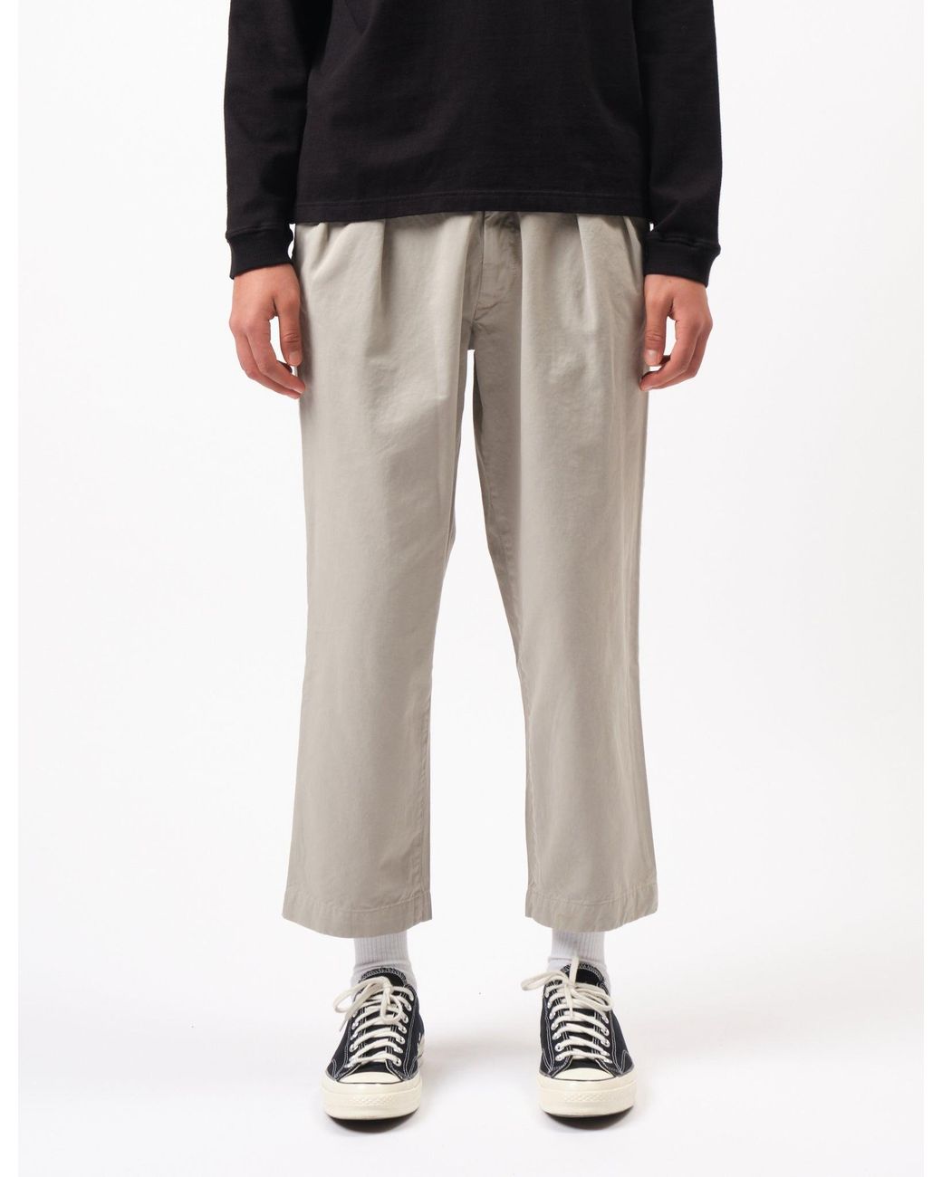 BHODE Black Two Pleat Pant for men