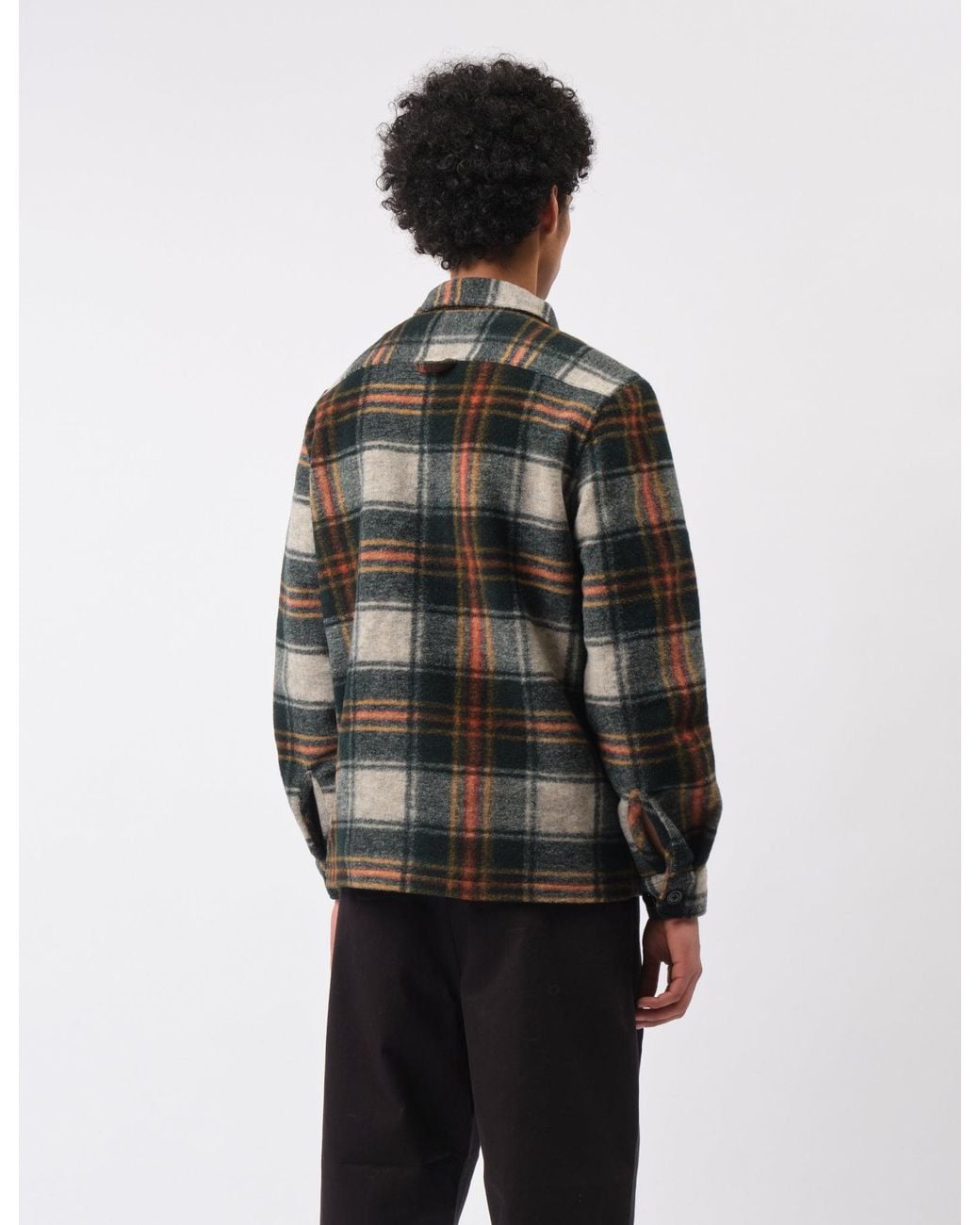 Portuguese Flannel Gray Gauli Overshirt for men