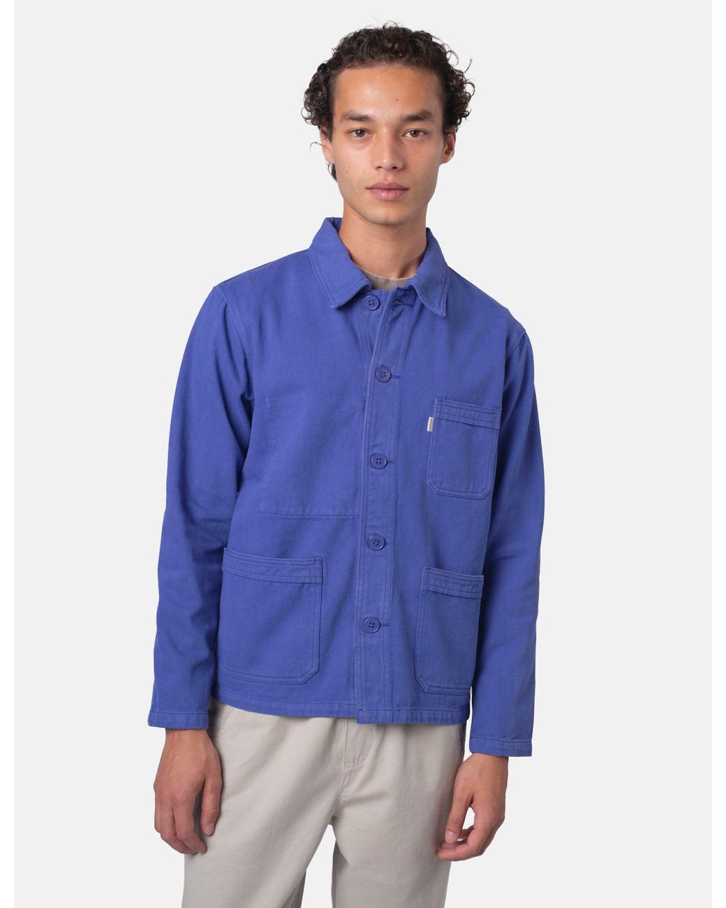 BHODE Blue French Chore Jacket Mk.Ii for men