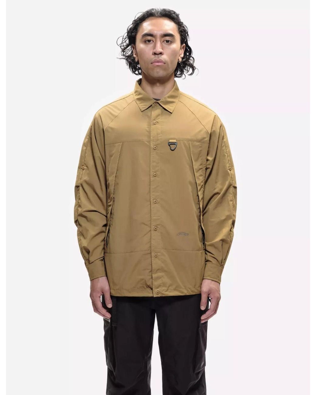 Elliker Natural Craw Zip Tech Shirt for men