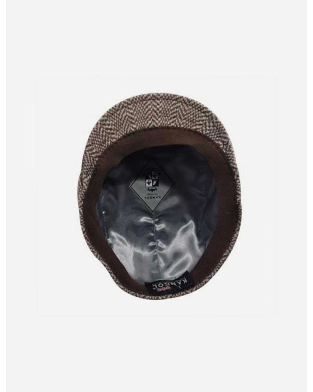 Kangol Satin 507 Herringbone Flat Cap 