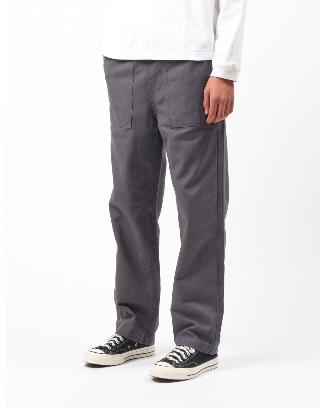 BHODE Gray Fatigue Pant Canvas for men