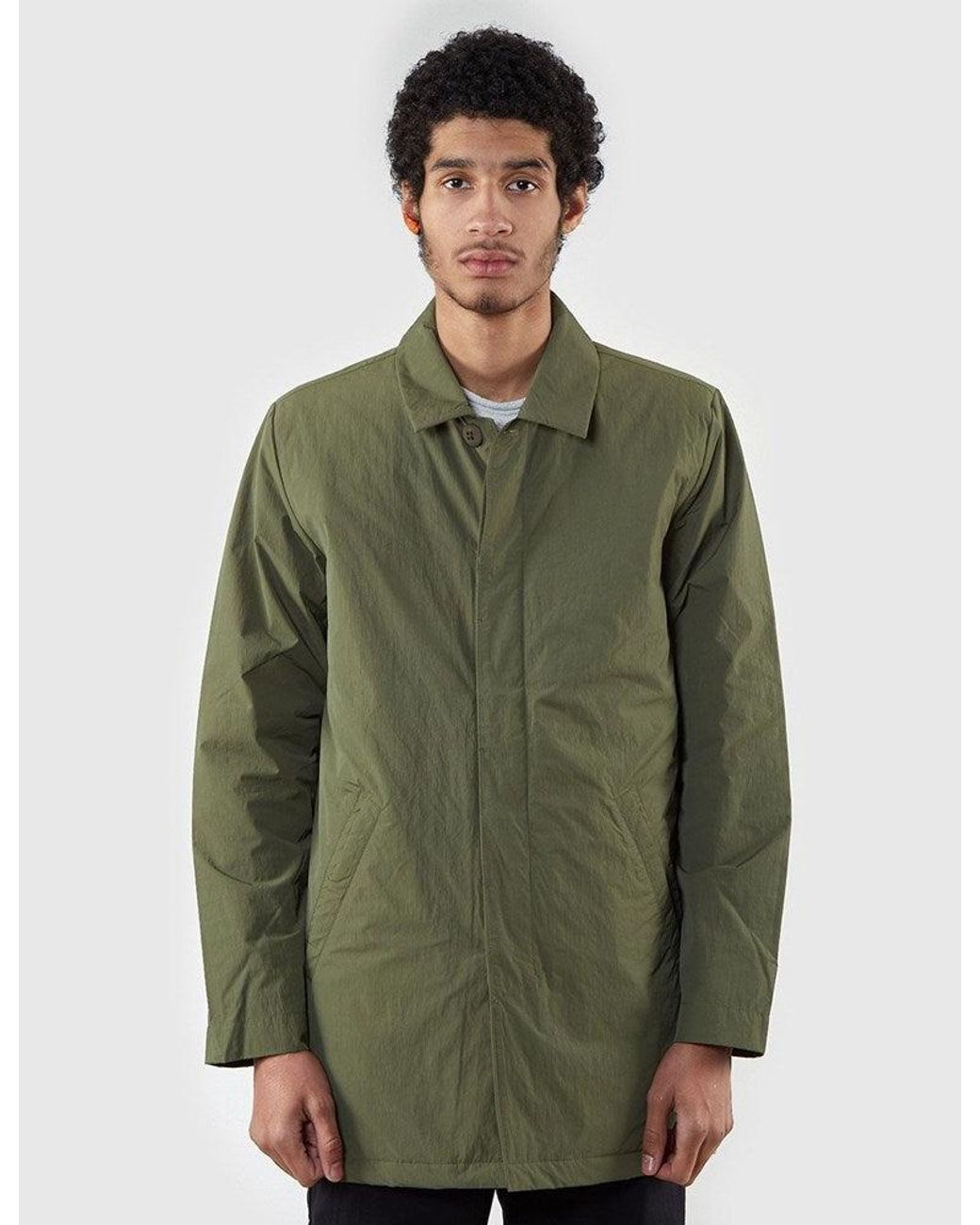 Folk Green Folk Shell Mac for men