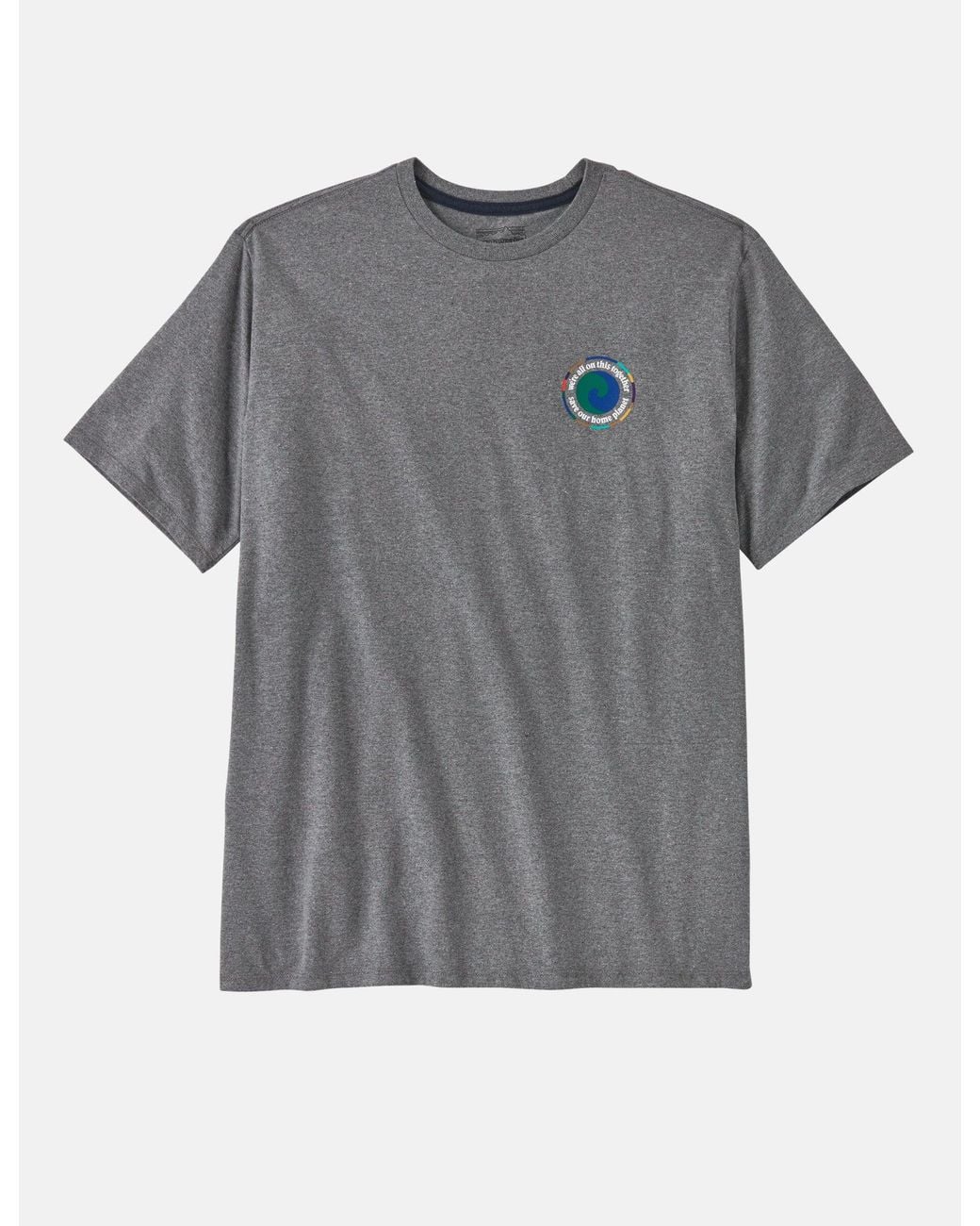 Patagonia Gray Unity Fitz Responsibili-Tee for men