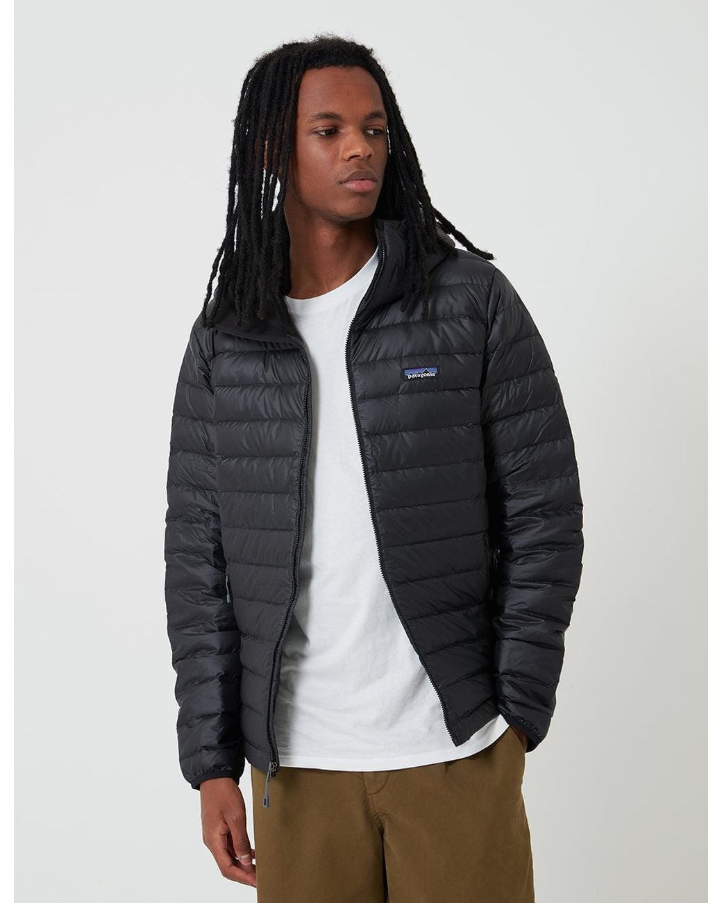 Patagonia Black Down Sweater Hoody for men