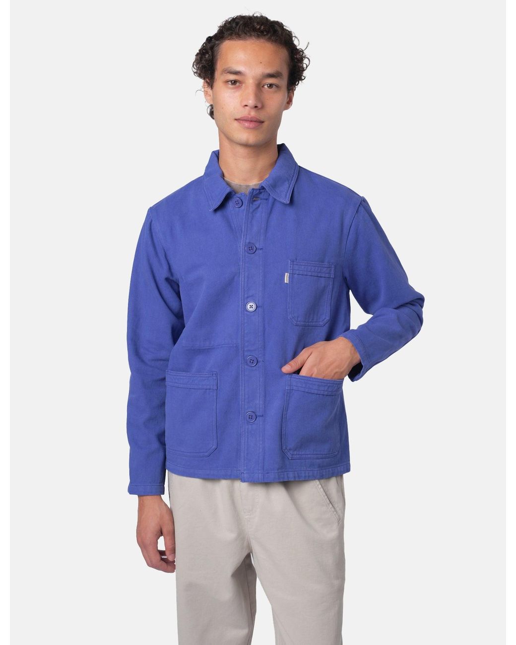 BHODE Blue French Chore Jacket Mk.Ii for men