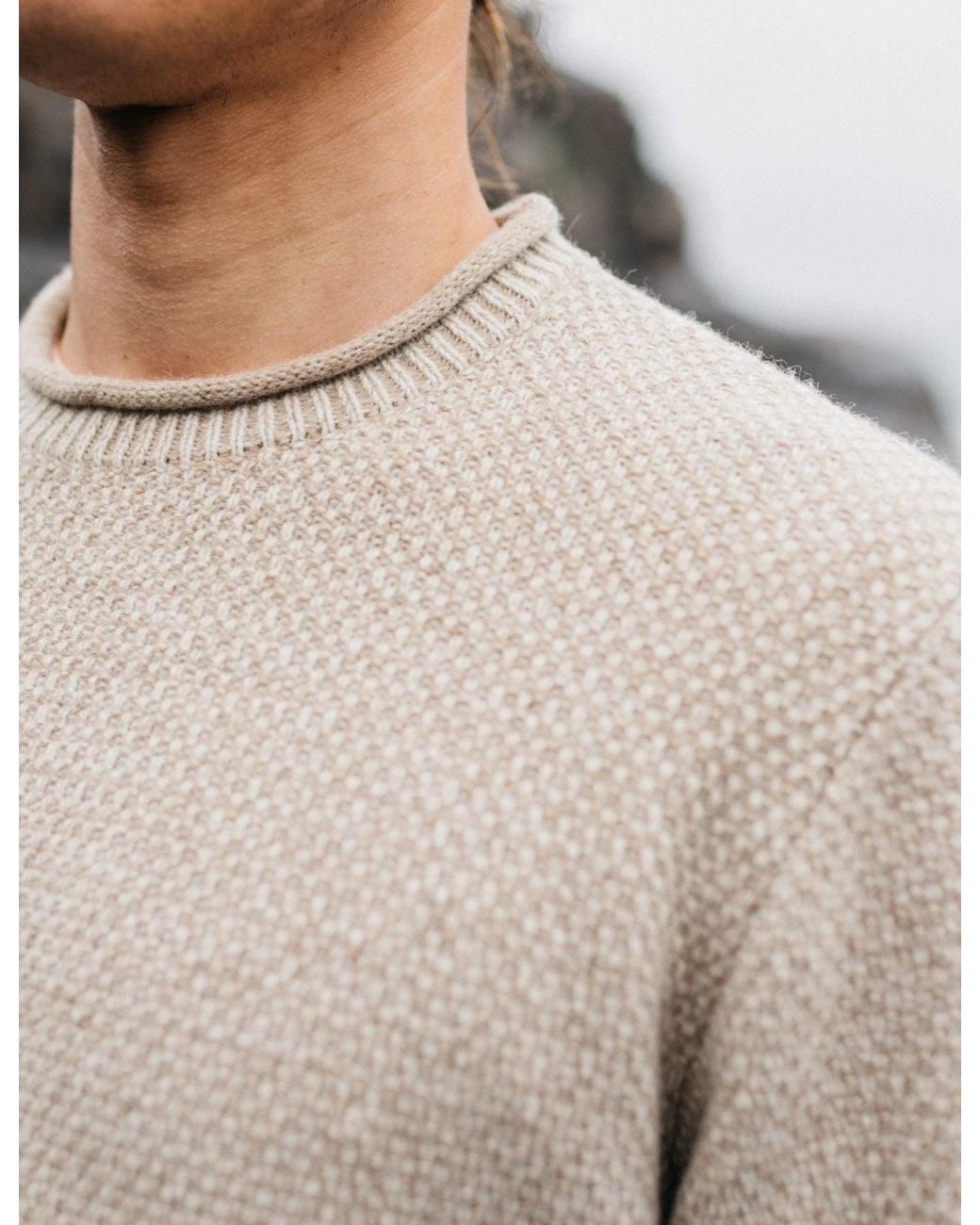 FINISTERRE Natural Barents Jumper (Wool Mix) for men