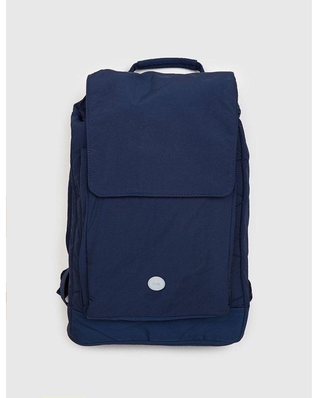 Folk Blue Folk New Pocket Backpack for men