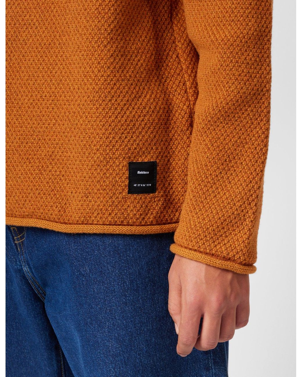 FINISTERRE Blue Barents Jumper (Wool Mix) for men