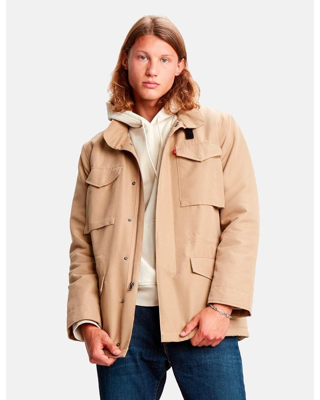 Levi's Natural Sherpa Field Coat for men