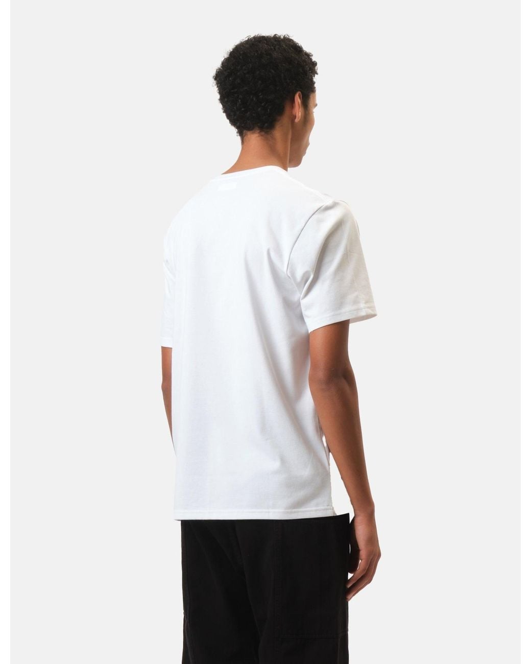 Columbia White Hageman Graphic Hike On Techincal T-Shirt for men