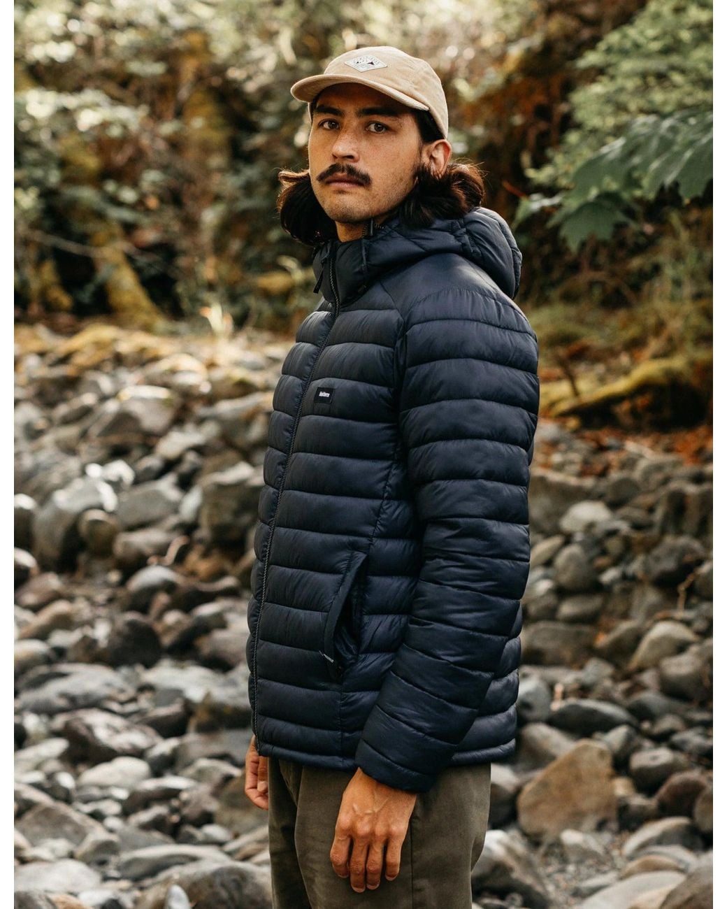 FINISTERRE Black Nimbus Hooded Jacket for men