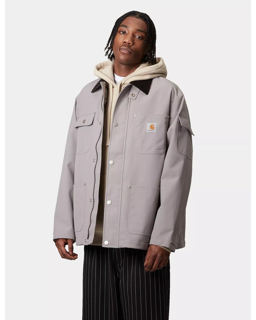 Carhartt Gray Clapton Jacket for men