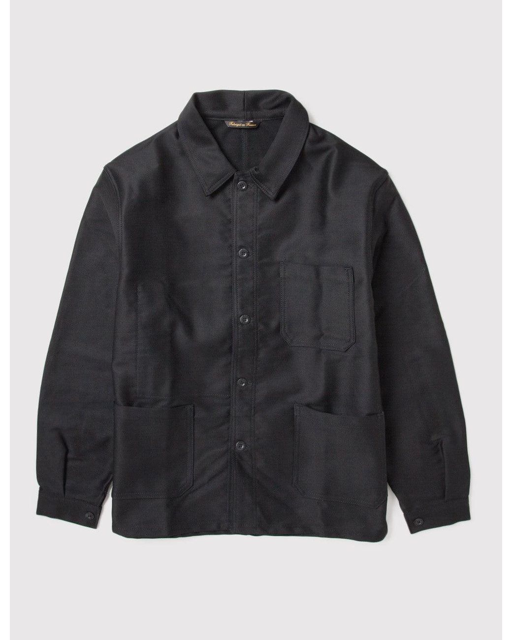Le Laboureur Blue Moleskin Work Jacket for men