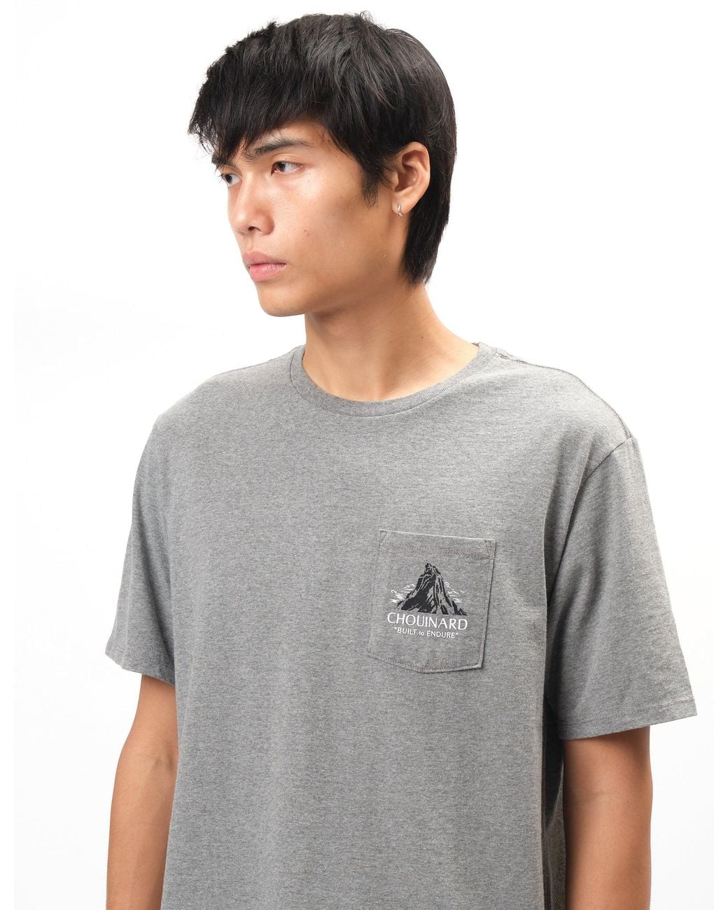Patagonia Gray Chouinard Crest Pocket Responsibili-Tee T-Shirt for men