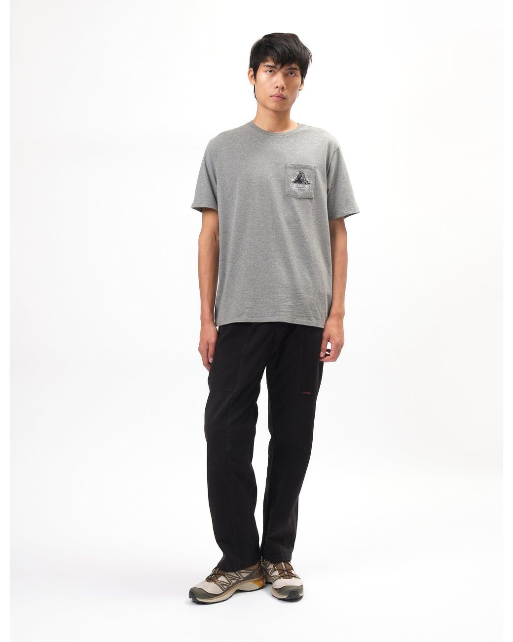 Patagonia Gray Chouinard Crest Pocket Responsibili-Tee T-Shirt for men