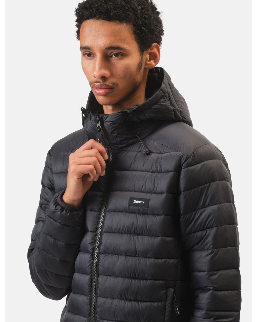 FINISTERRE Black Nimbus Hooded Jacket for men