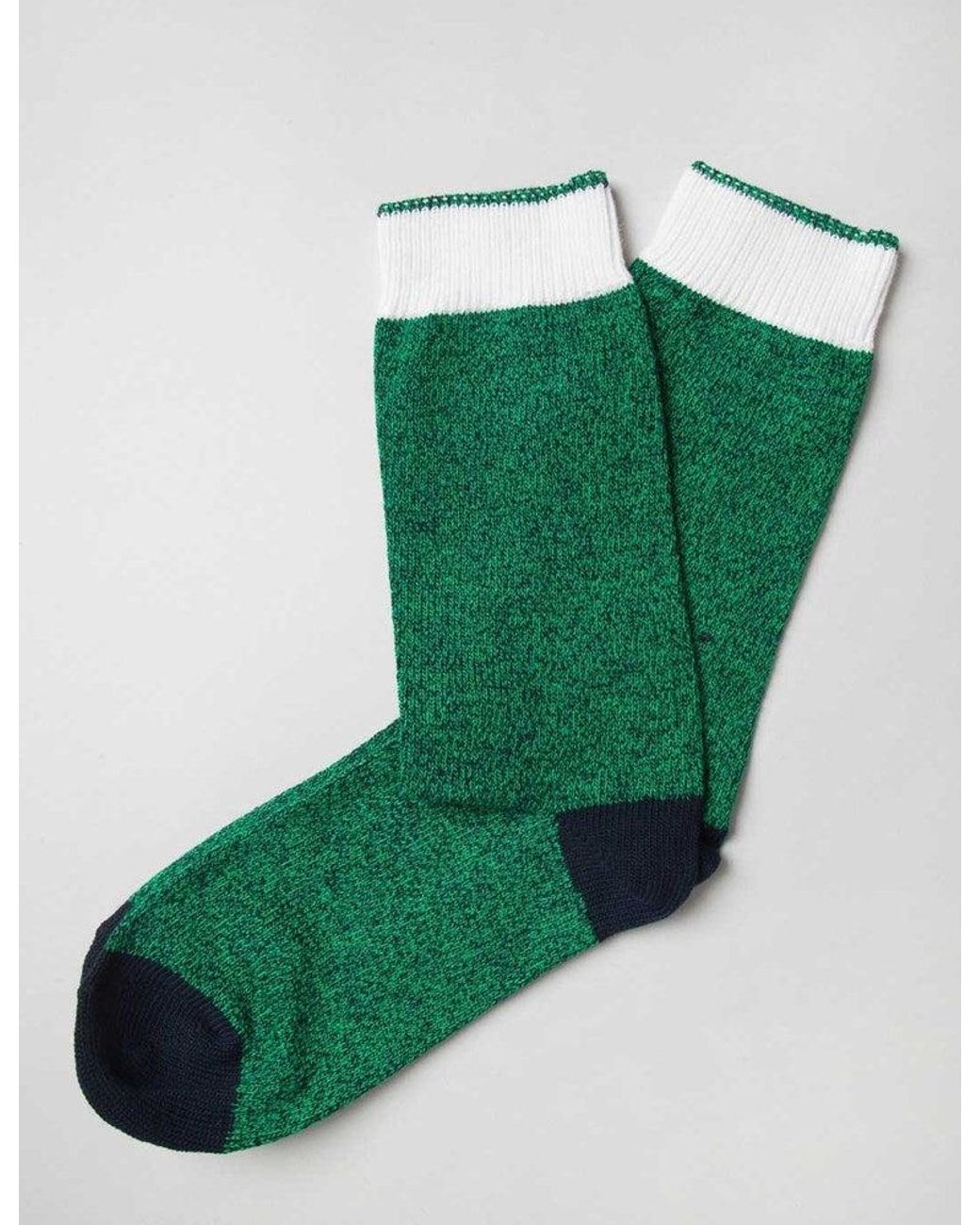 Democratique Socks Green Relax Melange Socks for men