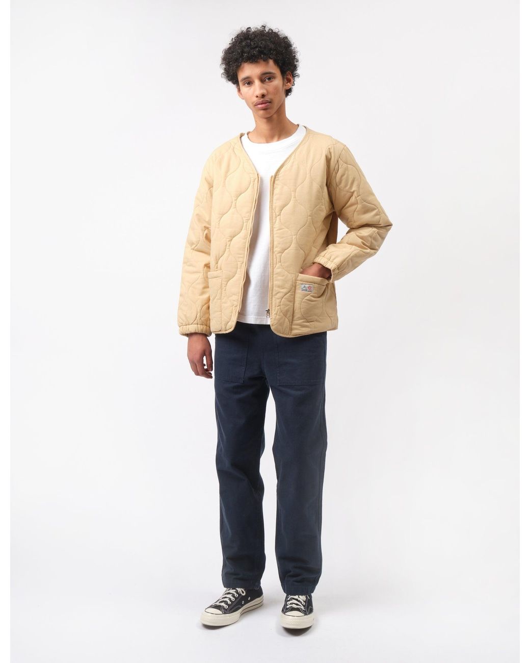 BHODE Blue Quilted Jacket for men