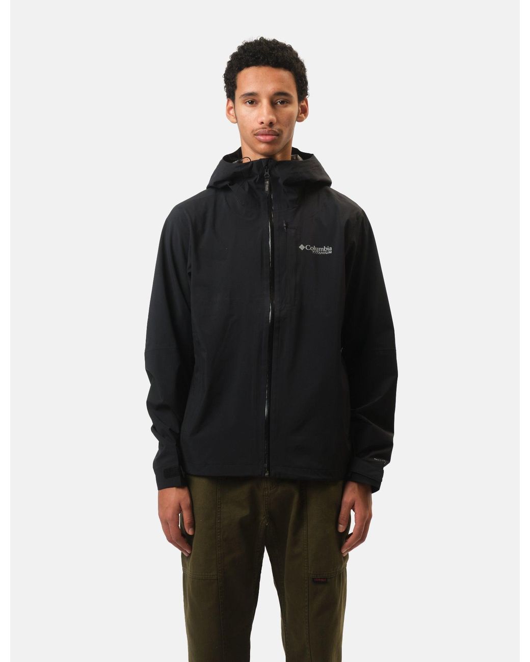 Columbia Black Ampli-Dry Ii Shell Jacket for men