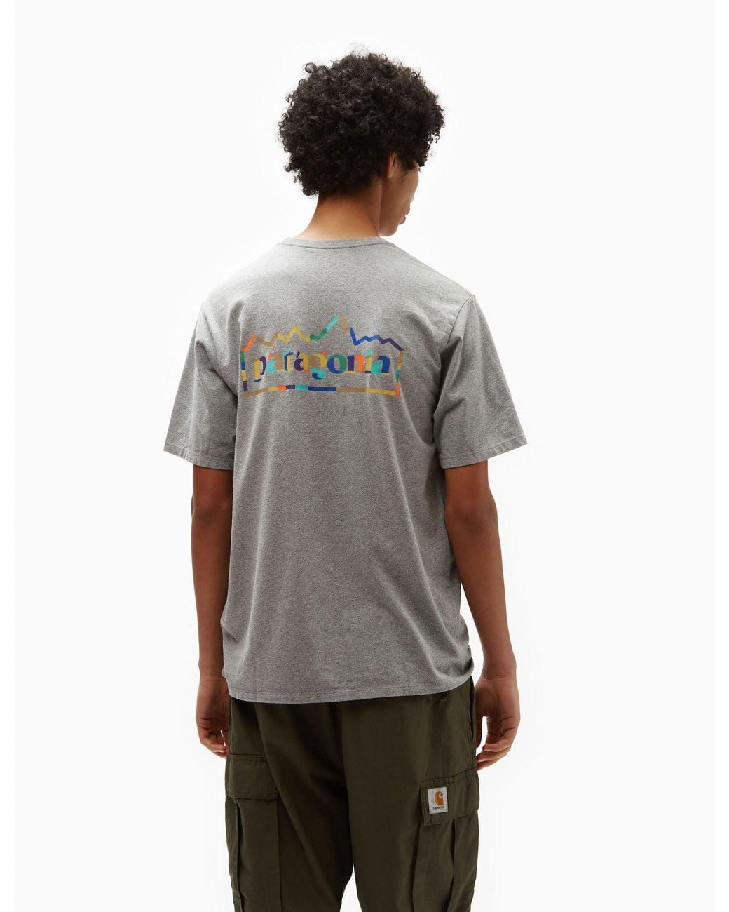 Patagonia Gray Unity Fitz Responsibili-Tee for men