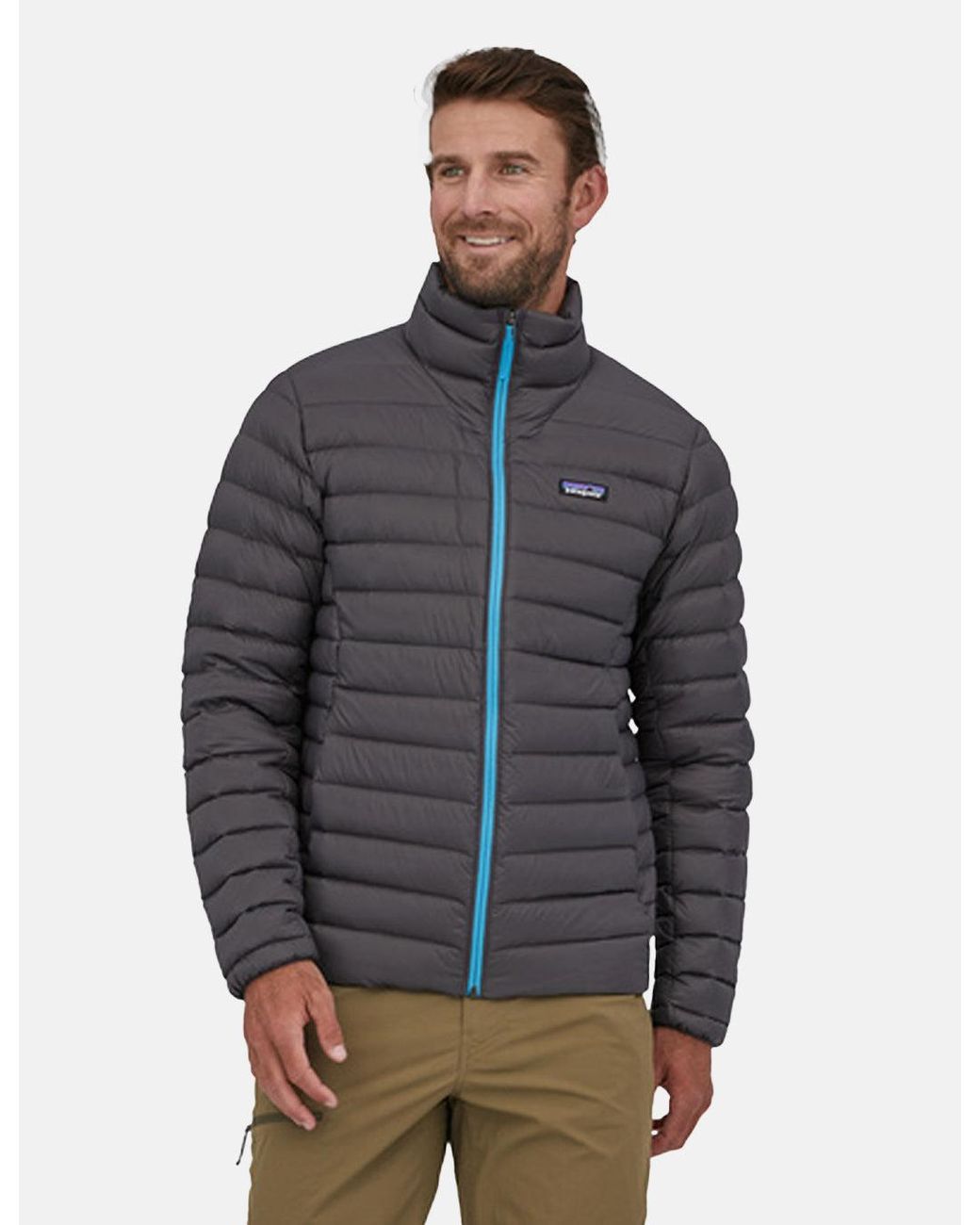 Patagonia Down Sweater Jacket in Grey for Men | Lyst UK