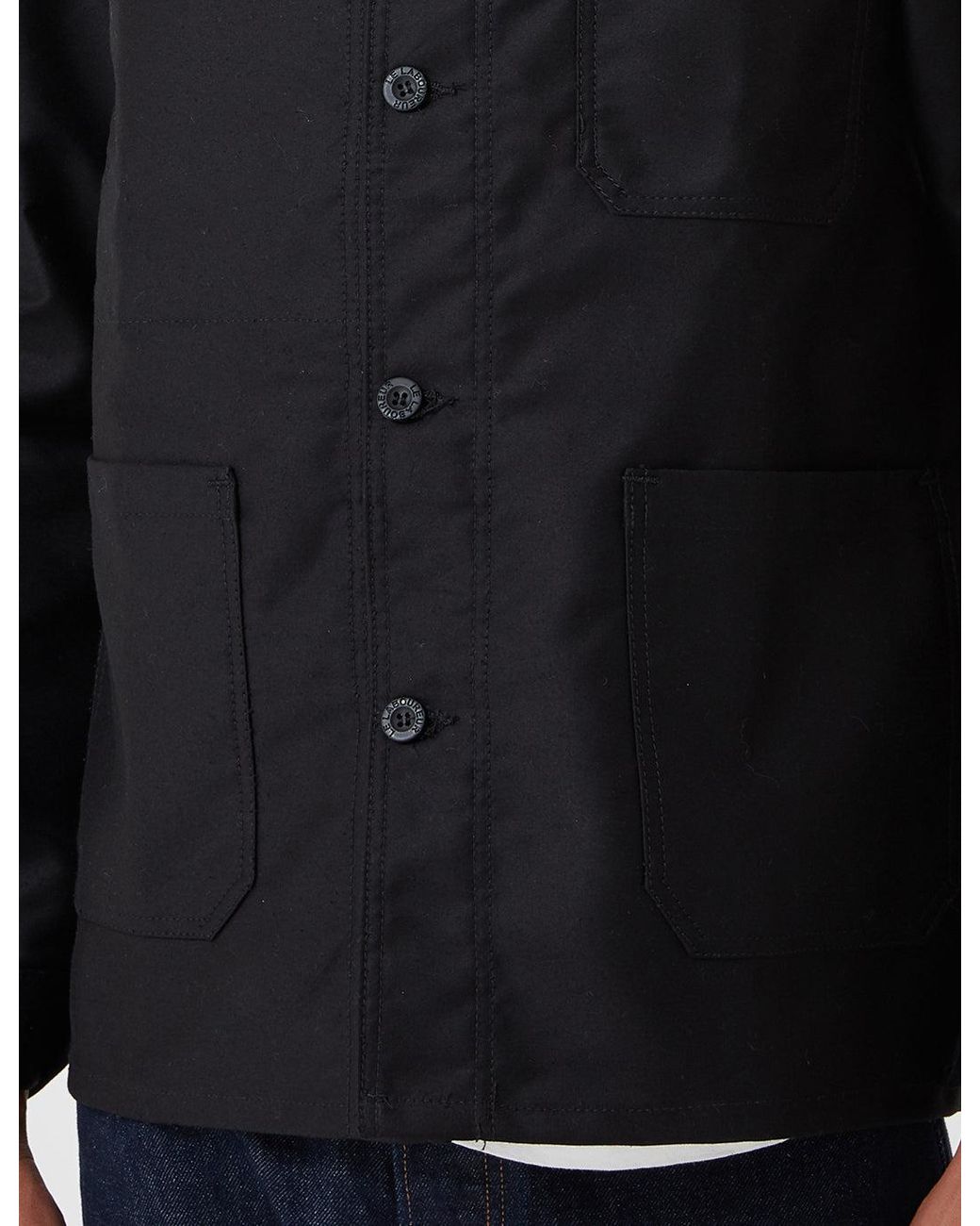 Le Laboureur Blue Moleskin Work Jacket for men
