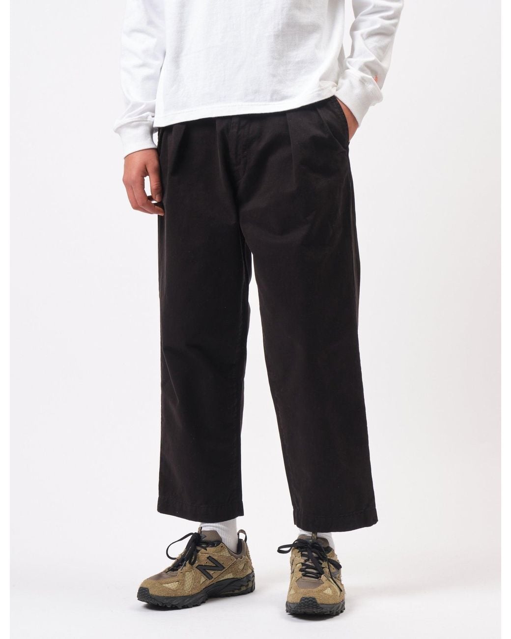 BHODE Black Two Pleat Pant for men
