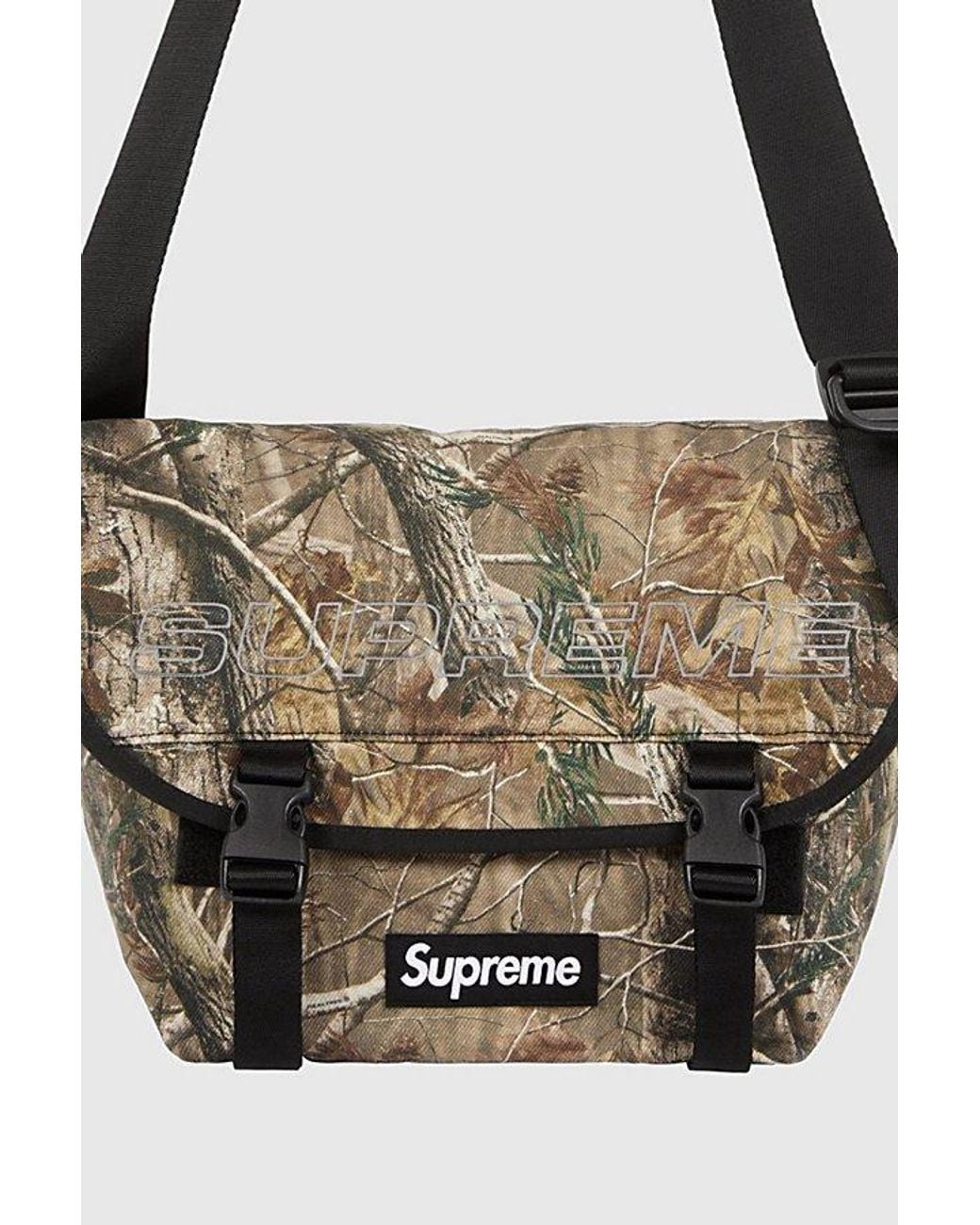 Supreme Denim Messenger Bag (Ss25) in White for Men | Lyst