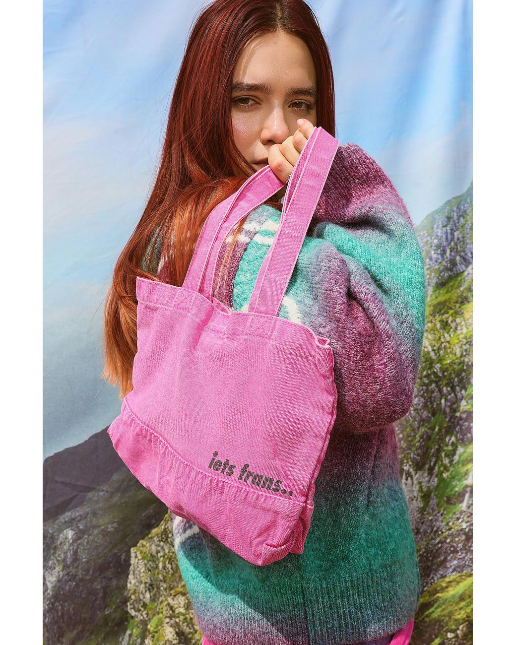 iets frans Pink Mini Canvas Tote Bag