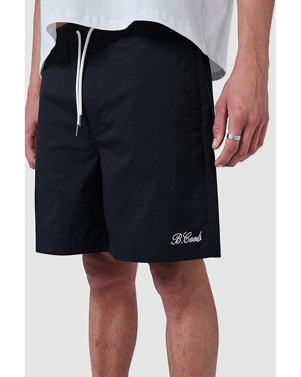 B.Cools Black B. Cools Amphibious Shorts for men
