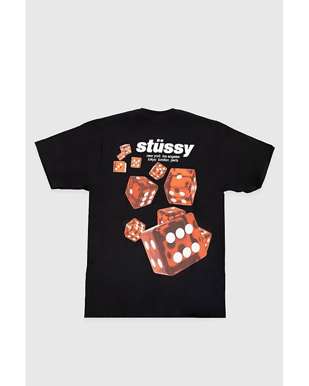 Stussy Black Rollers Tee for men