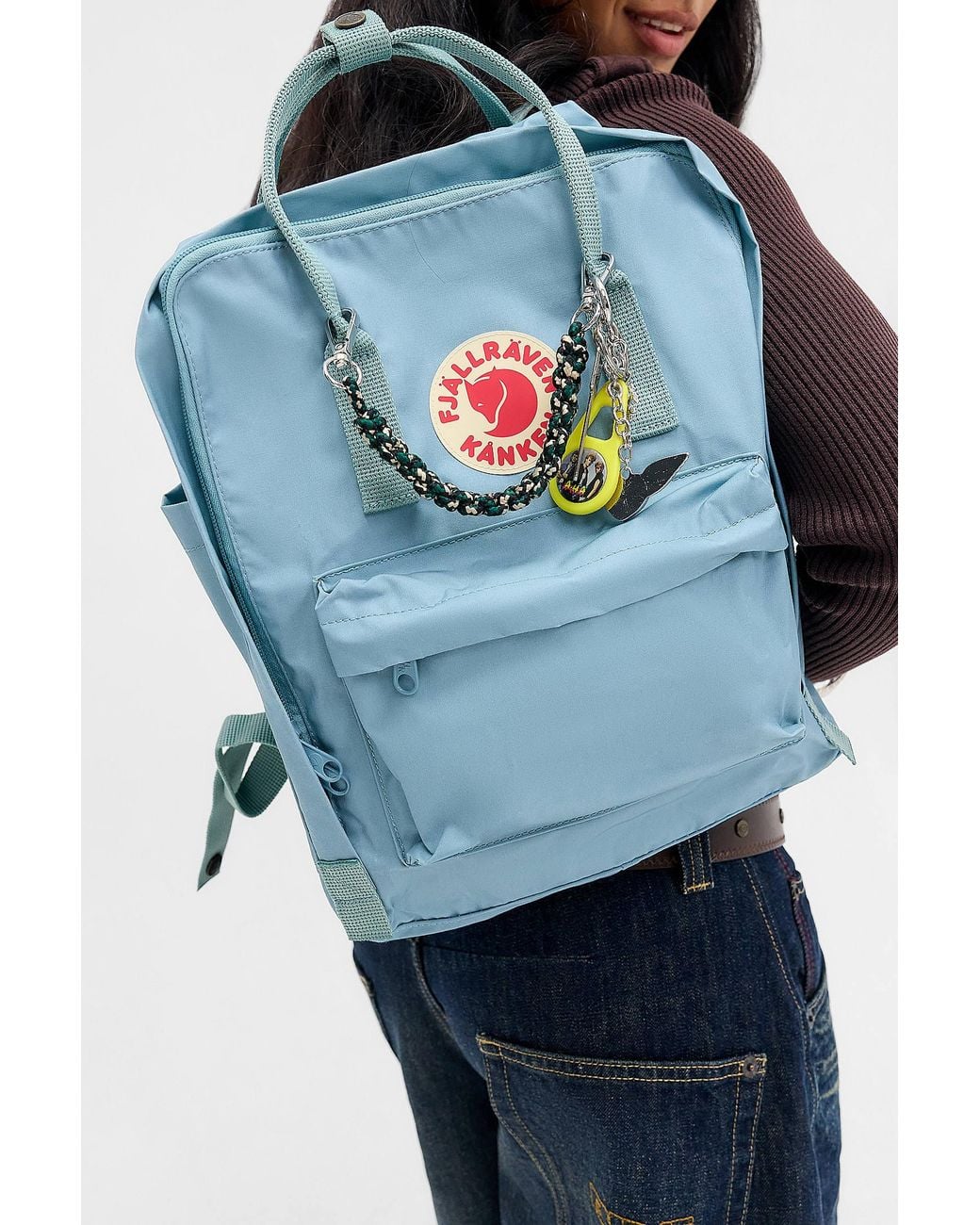 Fjallraven Blue Kanken Backpack L: 38cm X W: 27cm X D: 13cm At Urban Outfitters