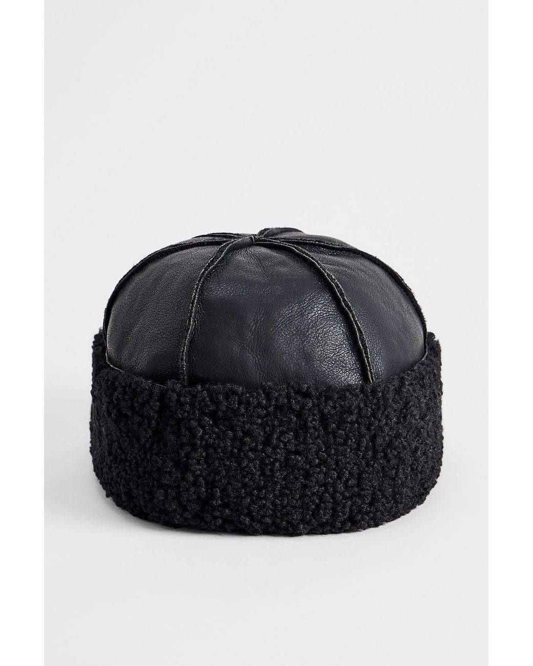 Urban Outfitters Black Uo Faux Suede Docker Hat for men