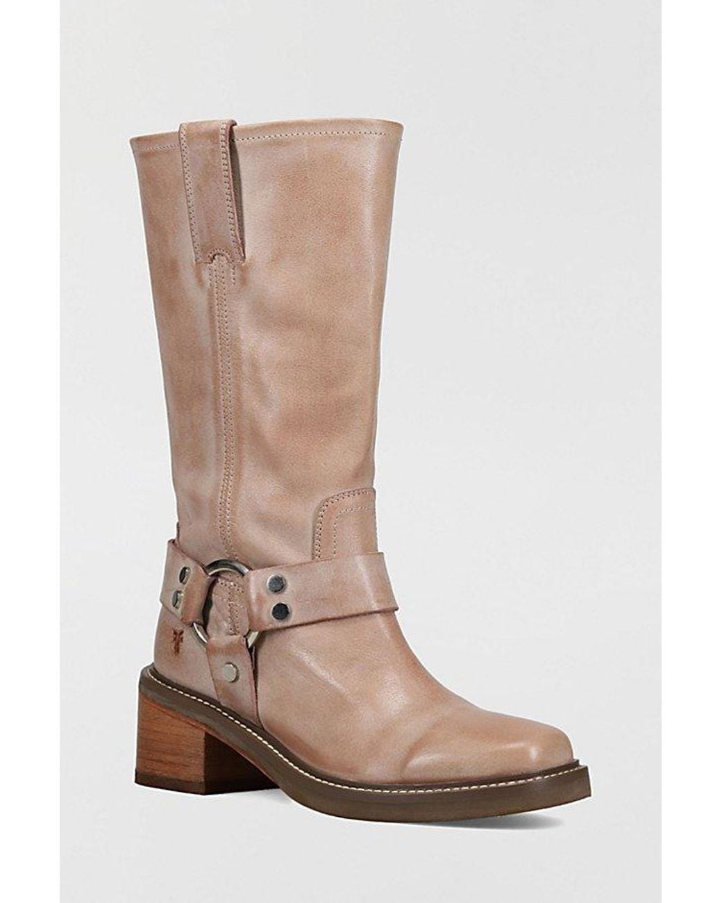 Frye Brown Kate Harness Boots