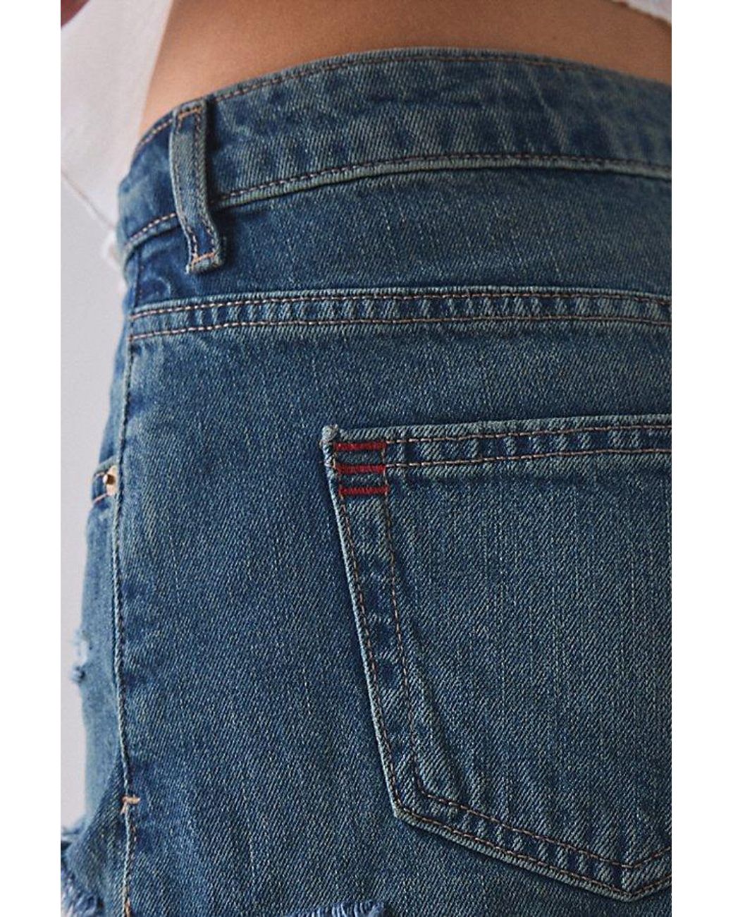 BDG Blue Georgie Denim Cutoff Short